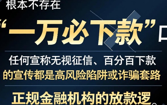 有没有人尝试过一万必下款的口子