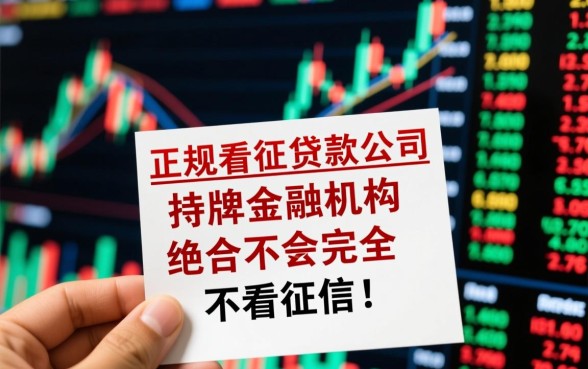 大连有那种不看征信的贷款公司吗