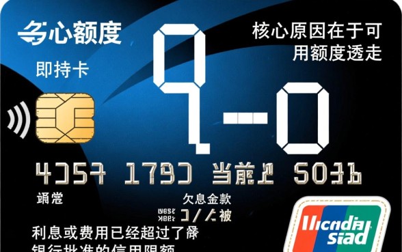 信用卡额度变成负数是怎么回事