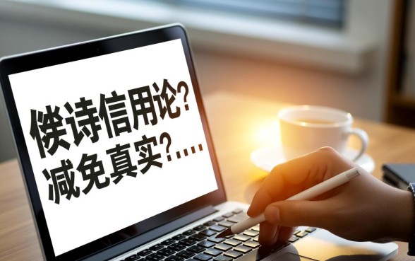 众势信用发信息协商减免真实吗 众势信用发信息协商减免真实吗