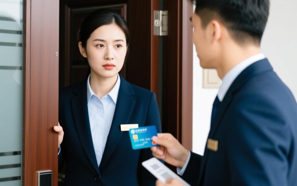 农行信用卡催收人员上门怎么办