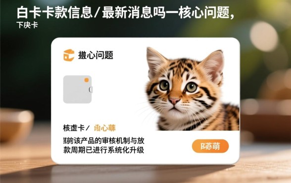 萌虎白卡下款信息有最新消息吗