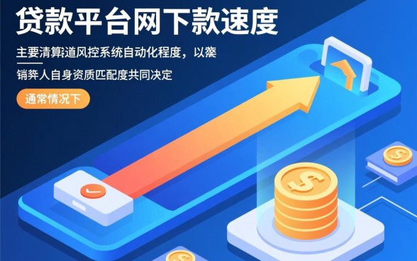 网上贷款平台下款速度如何比较