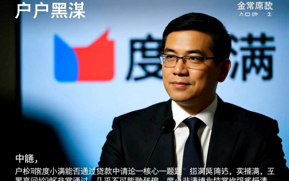 黑户在度小满能否通过贷款申请