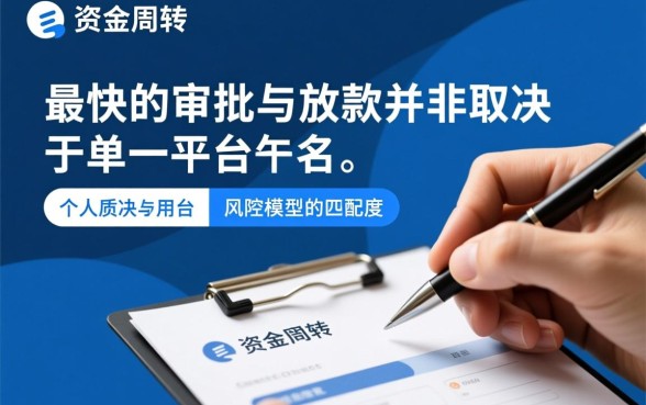 哪个贷款平台能快速审批并放款