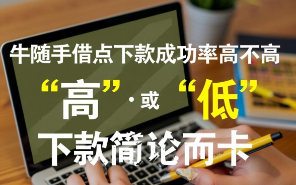 卡牛随手借点下款成功率高不高