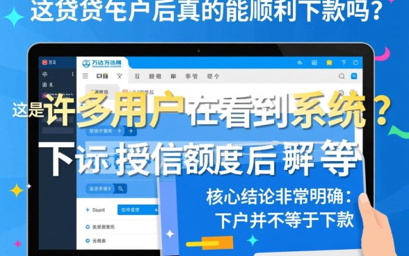 万达贷下户后真的能顺利下款吗