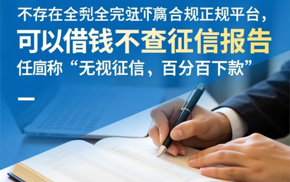 哪个平台可以借钱不查征信报告