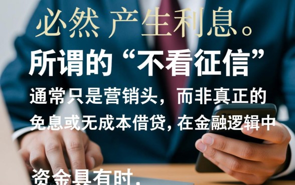 不看征信的正规网贷有没有利息