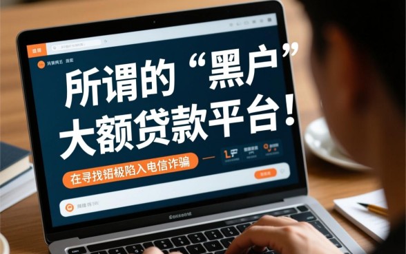 黑户大额贷款平台哪个好下款呢