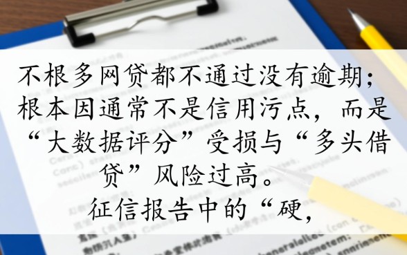 没有逾期为什么总是被拒