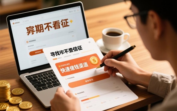 黑户哪里可以不查征信借钱