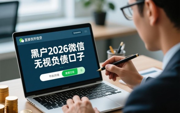 黑户2026微信无视负债口子有哪些