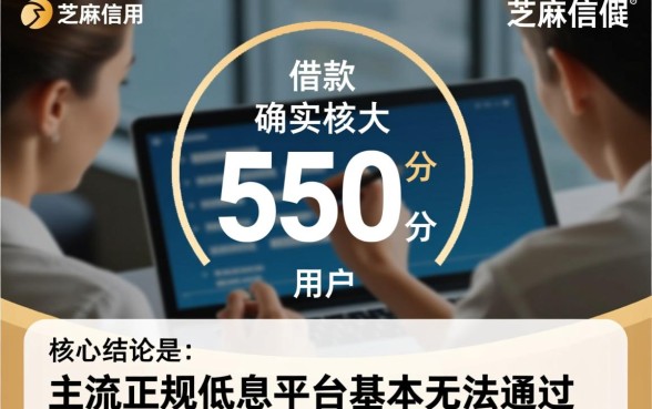 芝麻信用550借款平台怎么样