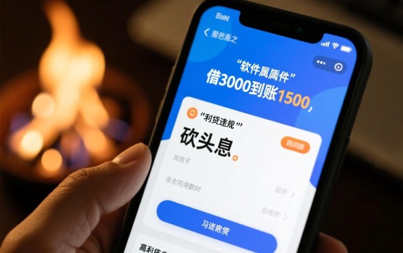 借3000到账1500的软件是真的吗