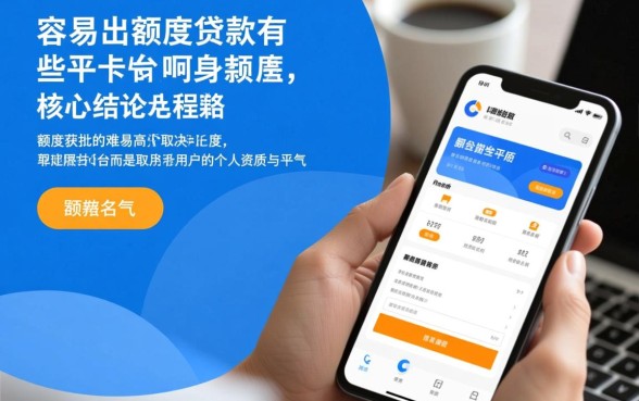 容易出额度的贷款有哪些平台呢