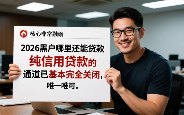 2026年黑户哪里还能贷款呢