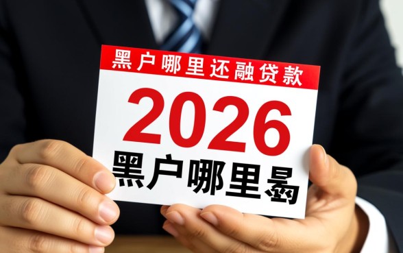 2026年黑户哪里还能贷款呢