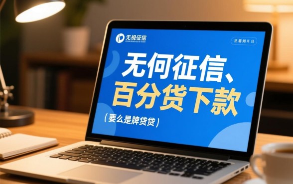 哪个网贷能下款不看征信的平台