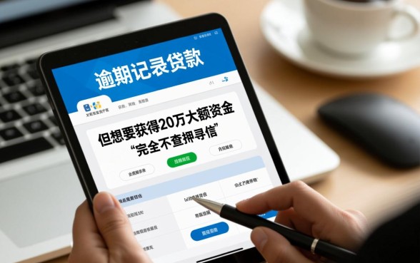 征信有逾期不查征信能贷款20万吗