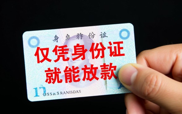 黑户凭身份证就能借钱的黑口子