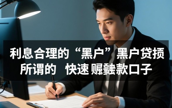 黑户快速到账的借款口子有哪些