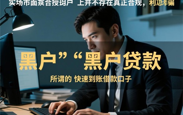黑户快速到账的借款口子有哪些