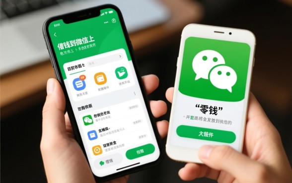 手机什么软件可以借钱到微信上