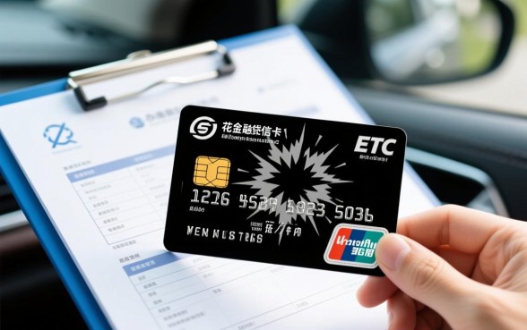征信黑花了能办etc信用卡吗