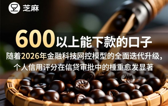 芝麻分600以上能下款的口子有哪些