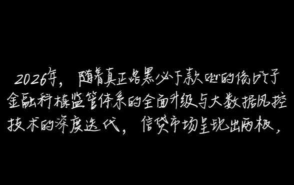 2026真正双黑必下款的口子