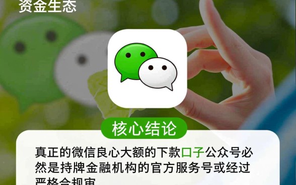 微信良心大额下款口子有哪些