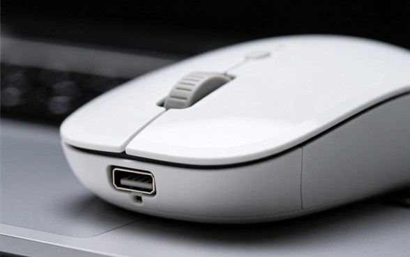 无线鼠标下面有个长方形的口子