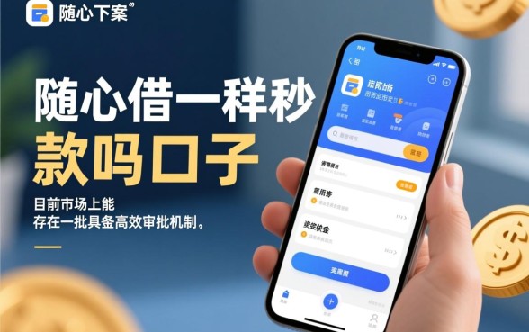 有和随心借一样秒下款的口子吗,2026最新秒下款口子有哪些 有和随心借一样秒下款的口子吗