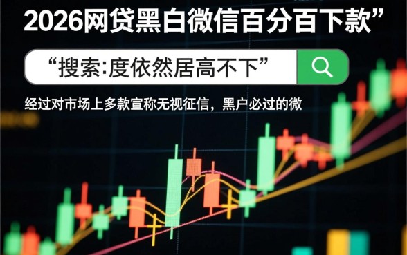 网贷黑户微信百分百下款的口子是真的吗