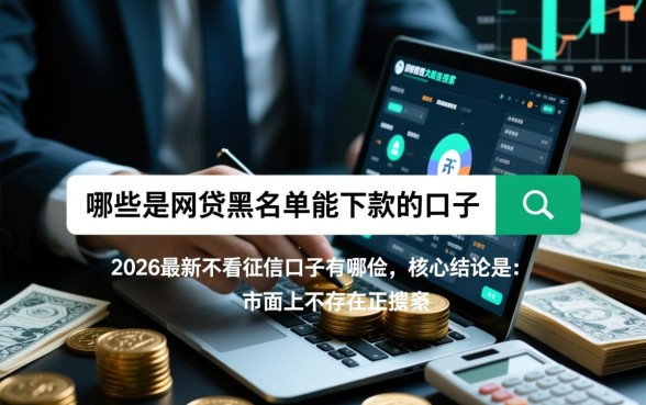 2026最新不看征信口子有哪些