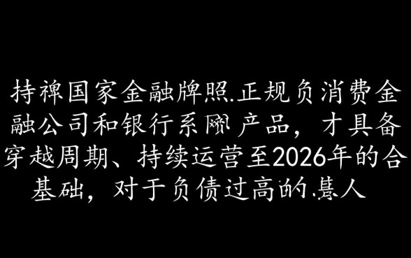 负债太高哪个网贷能过2026