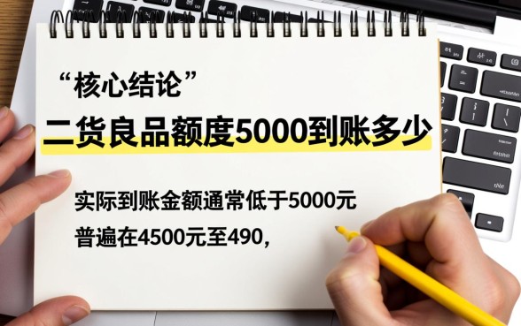 二货良品额度5000到账多少