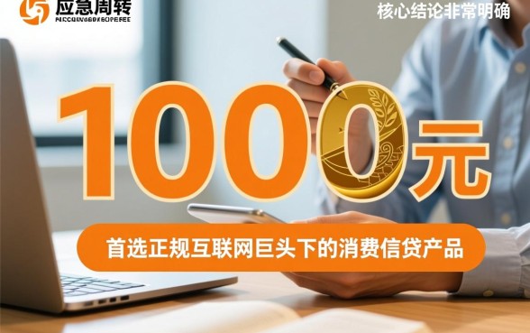1000元必下小贷贷款一览表有哪些