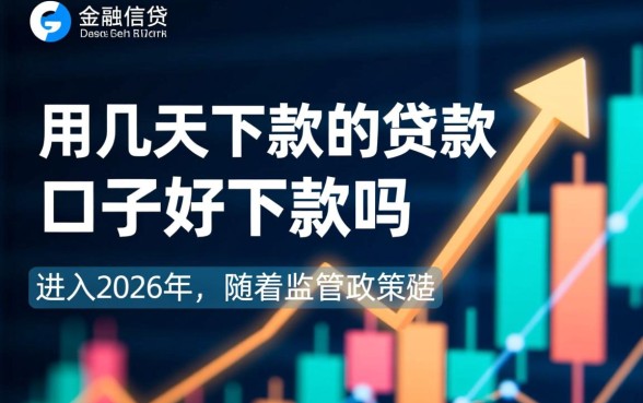 用几天下款的贷款口子好下款吗