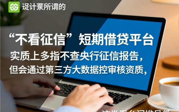 不看征信短期好借钱的平台有哪些