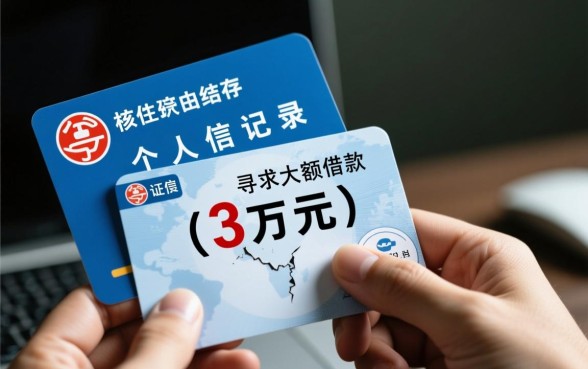 征信不好哪里可以借钱急用3万