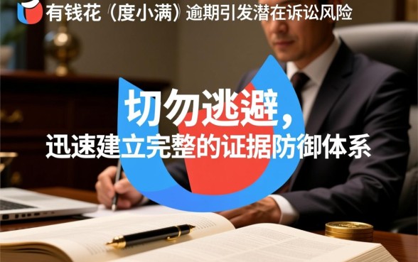 有钱花逾期被起诉怎么办