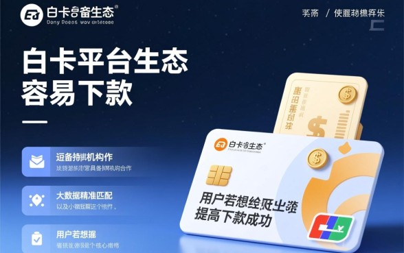 现金白卡里的口子什么容易下款