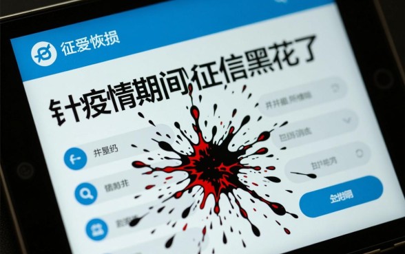 疫情期间征信黑花了还能恢复吗