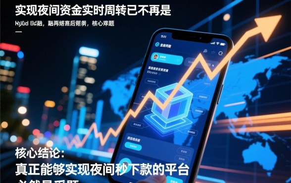 晚上秒下款的口子靠谱吗