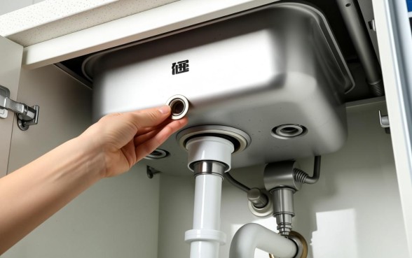 厨房下水道朝上的小口子怎么堵