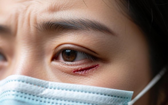 眼皮下面一厘米口子要缝针吗