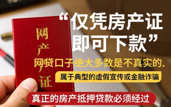 房产证下款的网贷口子是真的吗