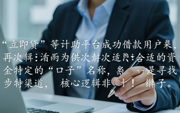 立即贷下过款的哪个口子还能下